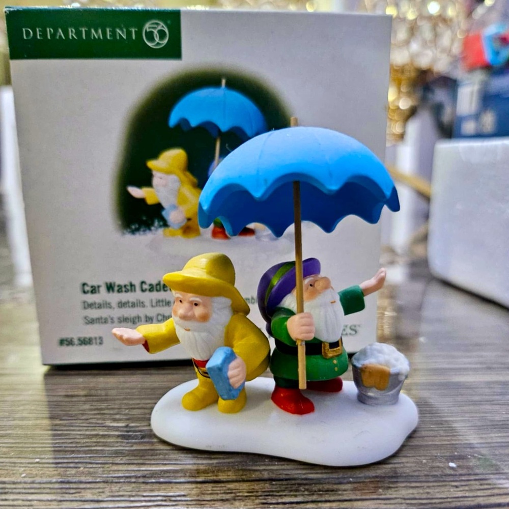 Department 56 Car Wash Cadets